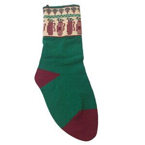 Specialities in Wool 100% Wool Knit Golf Ball & Bag Accent Holiday Stocking
